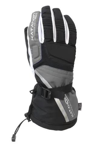 Katahdin Gear Cyclone Snowmobile Glove - Grey, Extra Small (Part #84181801) by KATAHDIN GEAR