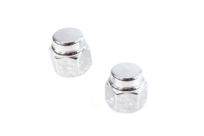 Colony Chrome Cap Nut Fine 7/16 inch-20 Thread - Set of 2