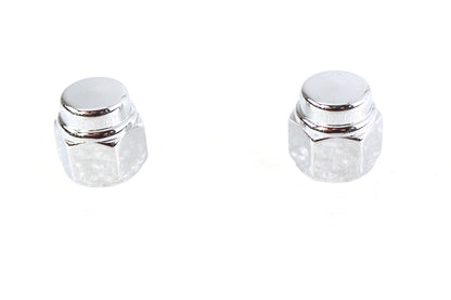 Colony Chrome Cap Nut Fine 7/16 inch-20 Thread - Set of 2