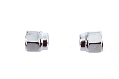 Colony Chrome Cap Nut Fine 7/16 inch-20 Thread - Set of 2