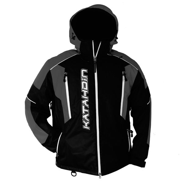 KATAHDIN GEAR Women's KG Mission Jacket X-Small in Black/Grey
