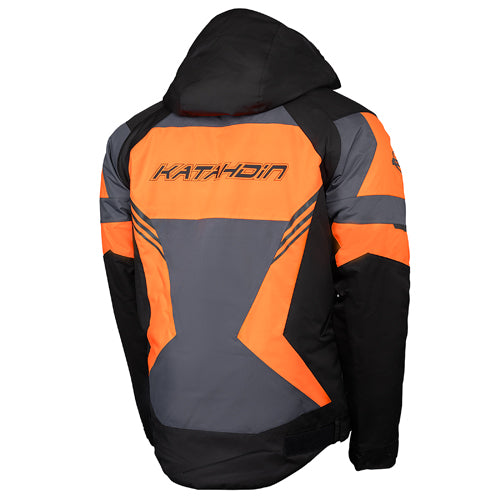 Katahdin Gear Dagger Jacket for Men - Large, Black, Grey & Orange