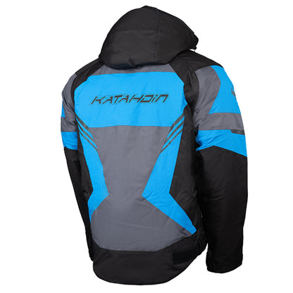 Katahdin Gear Dagger Jacket for Men - Large, Black/Grey/Blue