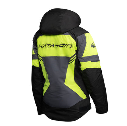 KATAHDIN GEAR Dagger Jacket for Women, Size 2X-L, Black/Grey/Hi-Viz