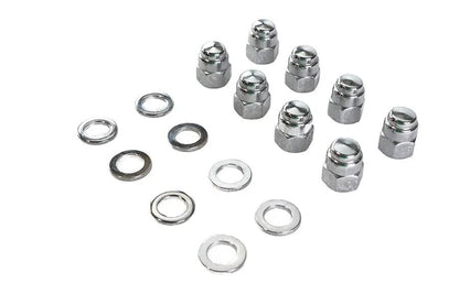 Colony Chrome Cylinder Base Nut Kit for Harley Davidson FL Models - Part 8437-16 by Colony