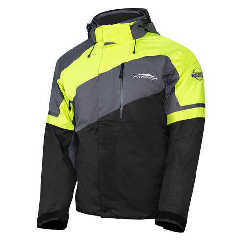 Katahdin Gear Recon Jacket for Men - Black/Grey/Hi-Viz, 2X-Large