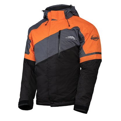 Katahdin Gear Recon Jacket for Men - X-Large, Black/Grey/Orange