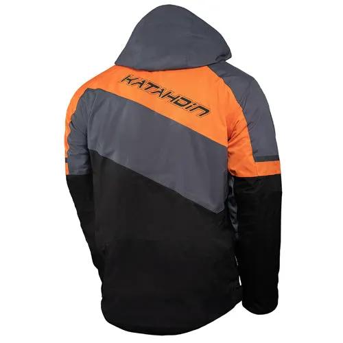 Katahdin Gear Recon Jacket for Men - Large, Black/Grey/Orange by KATAHDIN GEAR