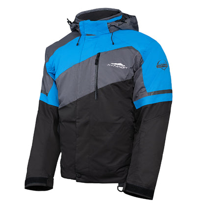 Katahdin Gear Recon Jacket for Men - Large, Black/Grey/Blue