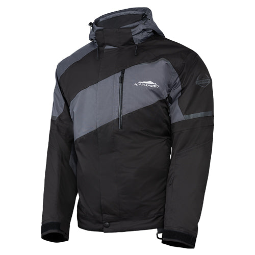 Katahdin Gear Recon Jacket for Men, 4X-Large, Black/Grey