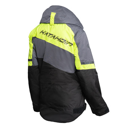 Katahdin Gear Recon Women’s Jacket – Large, Black/Grey with Hi-Viz Accents