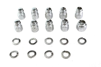 Colony Chrome Transmission Side Cover Kit for Harley Davidson EL and UL 1936-1941 by Colony