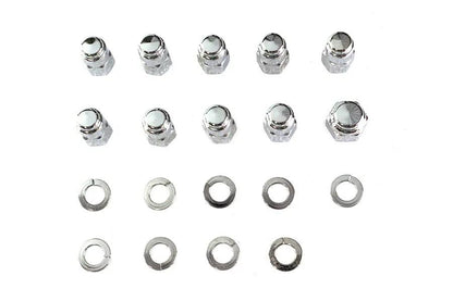Colony Chrome Transmission Side Cover Kit for Harley Davidson EL and UL 1936-1941 by Colony
