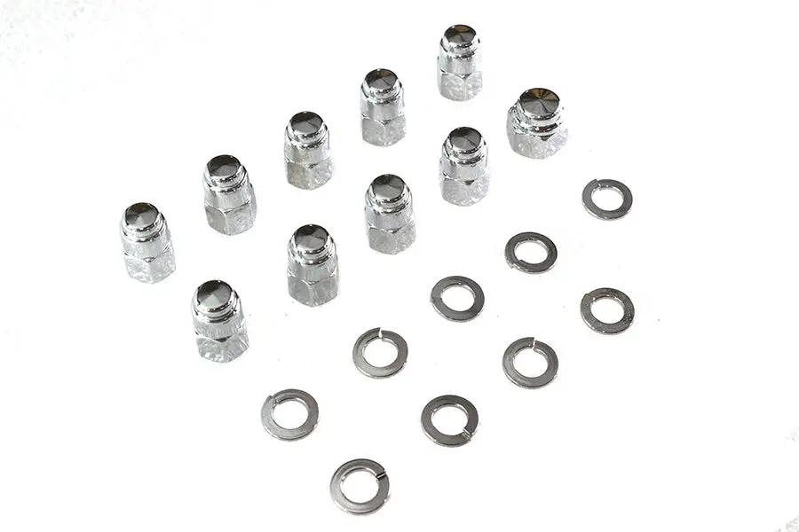 Colony Chrome Transmission Side Cover Kit for Harley Davidson EL and UL 1936-1941 by Colony