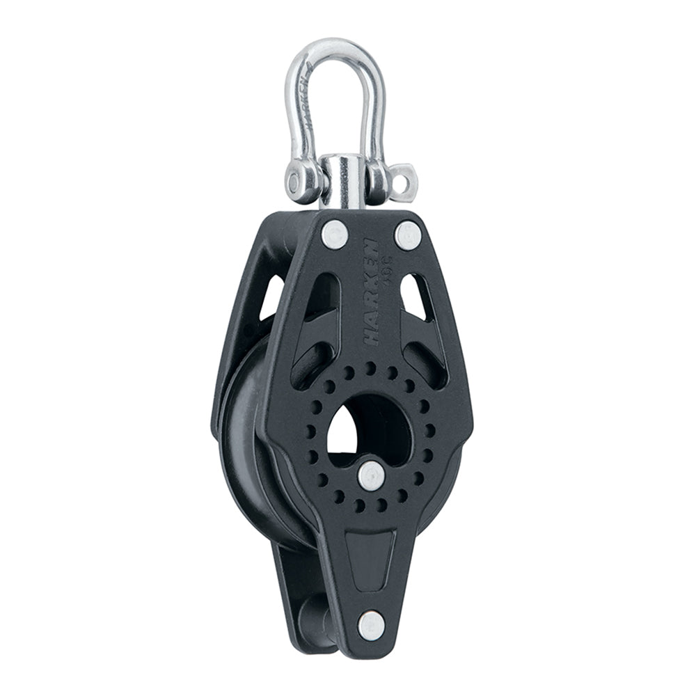 Harken 40mm Carbo Block Single with Swivel and Bracket for Smooth Line Control