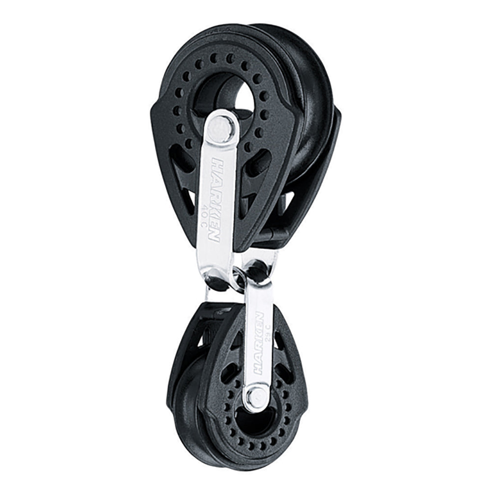 Harken 40mm/29mm Carbo Traveler Block - Lightweight Low-Friction Line Block