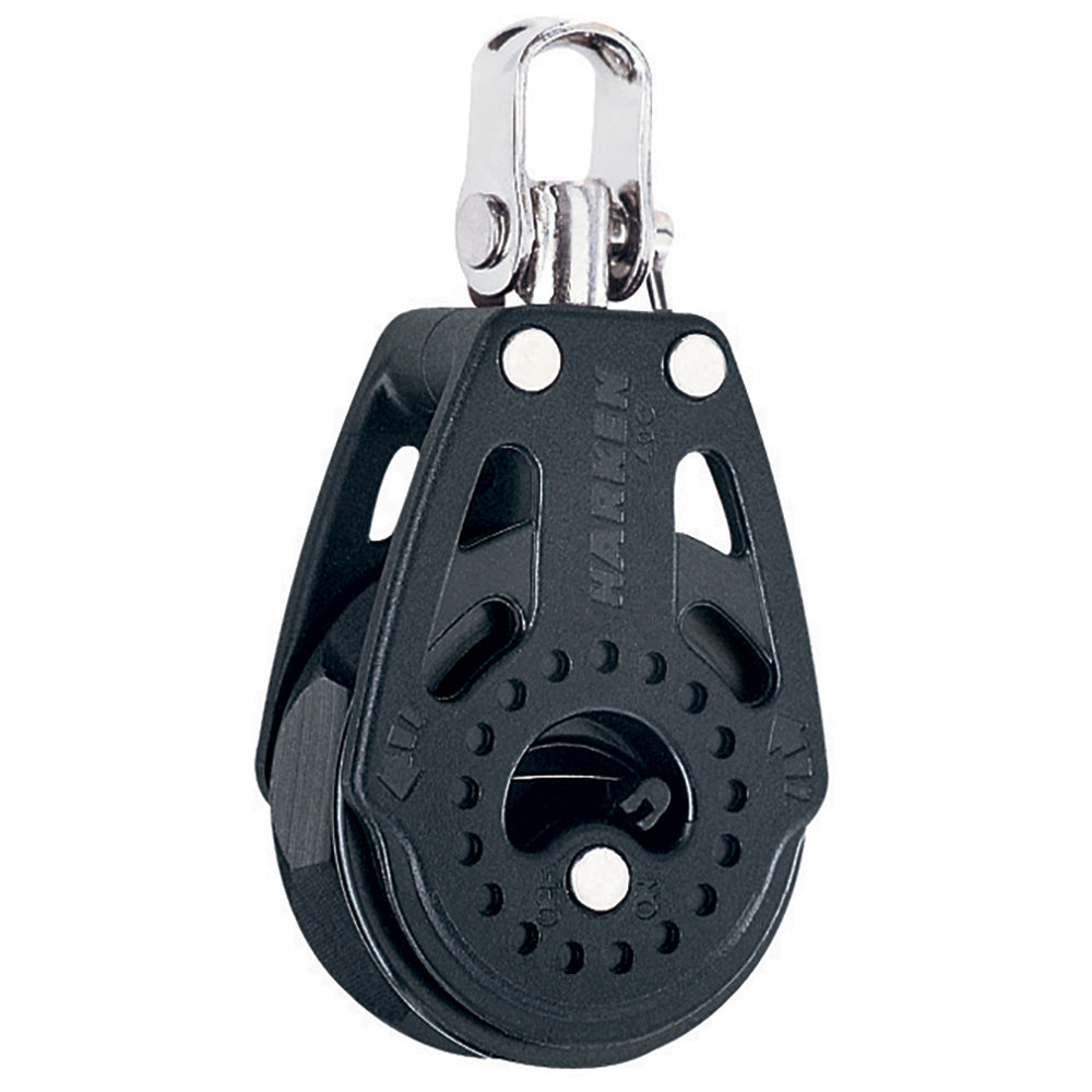 Harken 40mm Carbo Single Ratchet Block with Swivel - Model 2608
