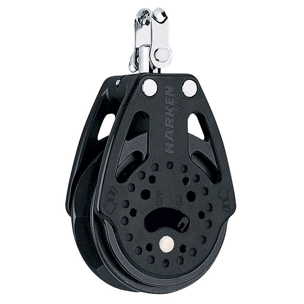 Harken 57mm Carbo Single Ratchet Block with Swivel - Part #2135