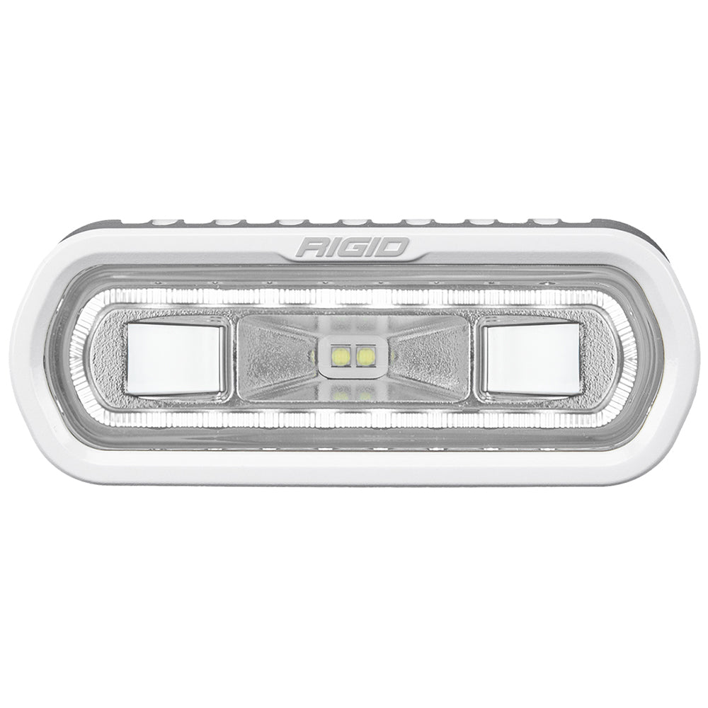 RIGID Industries SR-L Series Marine Spreader Light - White Surface Mount with White Halo