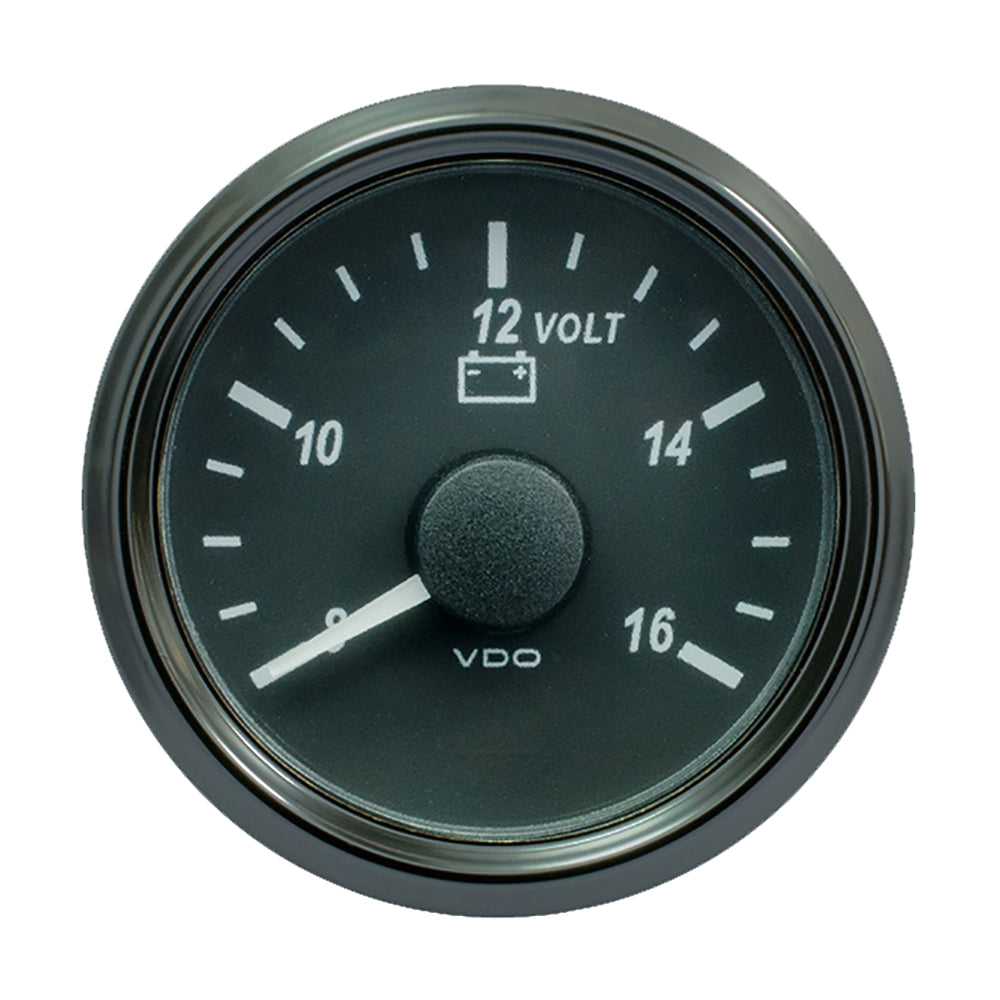VDO SingleViu 52mm Volt Meter for 12V Systems with J1939 CAN Compatibility