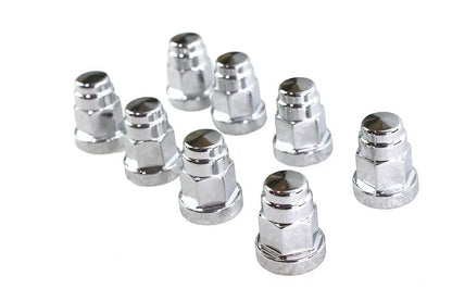 Colony Cylinder Base Hex Cap Nut Chrome Milled Finish for Harley Davidson FL & FX Models by Colony