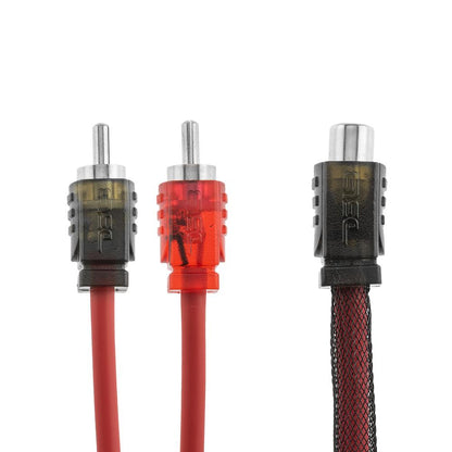 DS18 Audio Advance Ultra Flex RCA Y Connector Cable - 1 Female to 2 Male