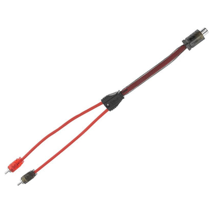 DS18 Audio Advance Ultra Flex RCA Y Connector Cable - 1 Female to 2 Male
