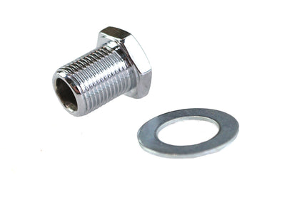 Colony Chrome Dash Panel Center Screw for Harley Davidson FL 1947-1956