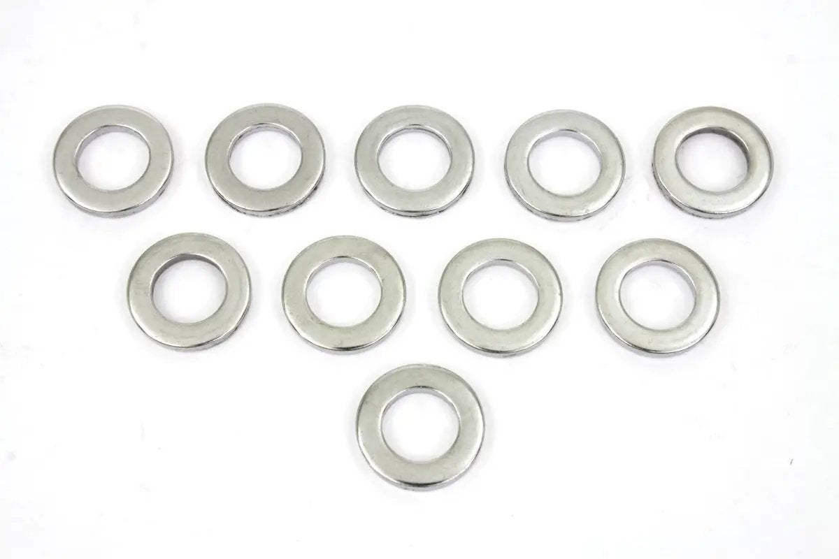 Colony Chrome Finish Cylinder Head Bolt Washer for Harley Davidson FL Models by Colony