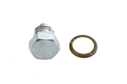 V-Twin Magnetic Drain Plug with Brass Gasket for Harley Davidson FL 1941-1950 by V-Twin
