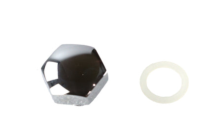 Colony Chrome Oil Tank Drain Plug for Harley Davidson FL & FX Models - Part 8493-2