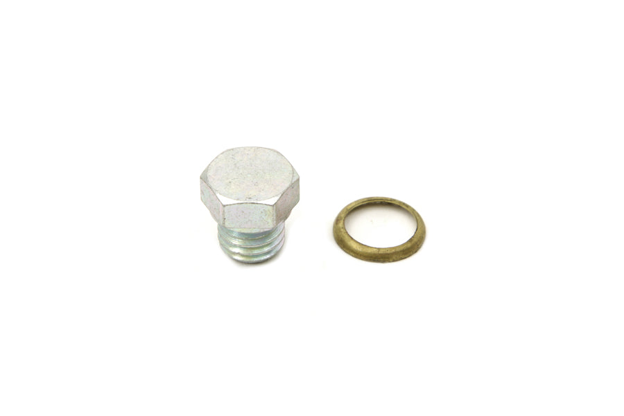 Colony Transmission Engine Drain Plug 1/2 inch X 13 Thread Cadmium for Harley Davidson FL