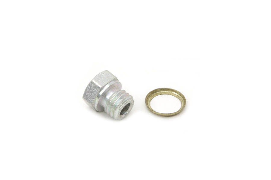 Colony Transmission Engine Drain Plug 1/2 inch X 13 Thread Cadmium for Harley Davidson FL