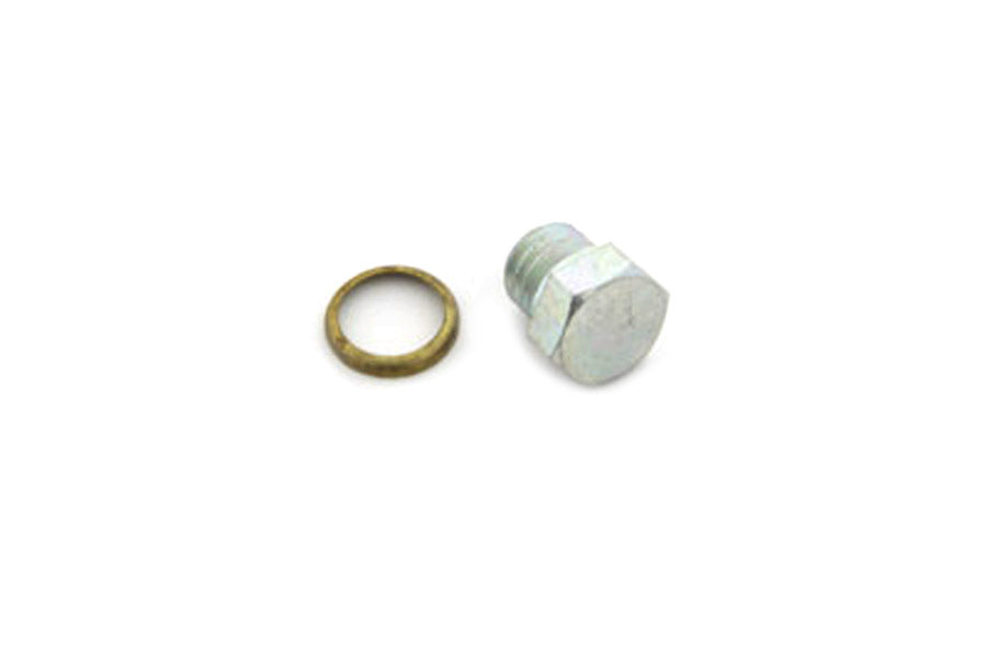 Colony Transmission Engine Drain Plug 1/2 inch X 13 Thread Cadmium for Harley Davidson FL
