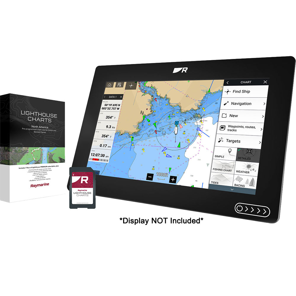 Raymarine LightHouse Chart North America - Marine Navigation Map