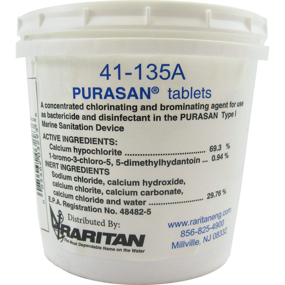 Raritan PURASAN EX Refill Tablets – 6 Pack for Marine Sanitation Devices