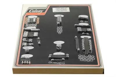 Colony Engine Dress Up Cap Kit Chrome for Harley Davidson XL (1985-1986) by Colony