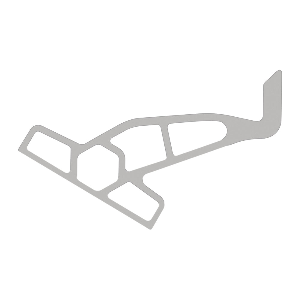 Minn Kota Raptor Jack Plate Adapter Bracket - Port Side, 2-Inch Setback, 6-Inch Rise, White