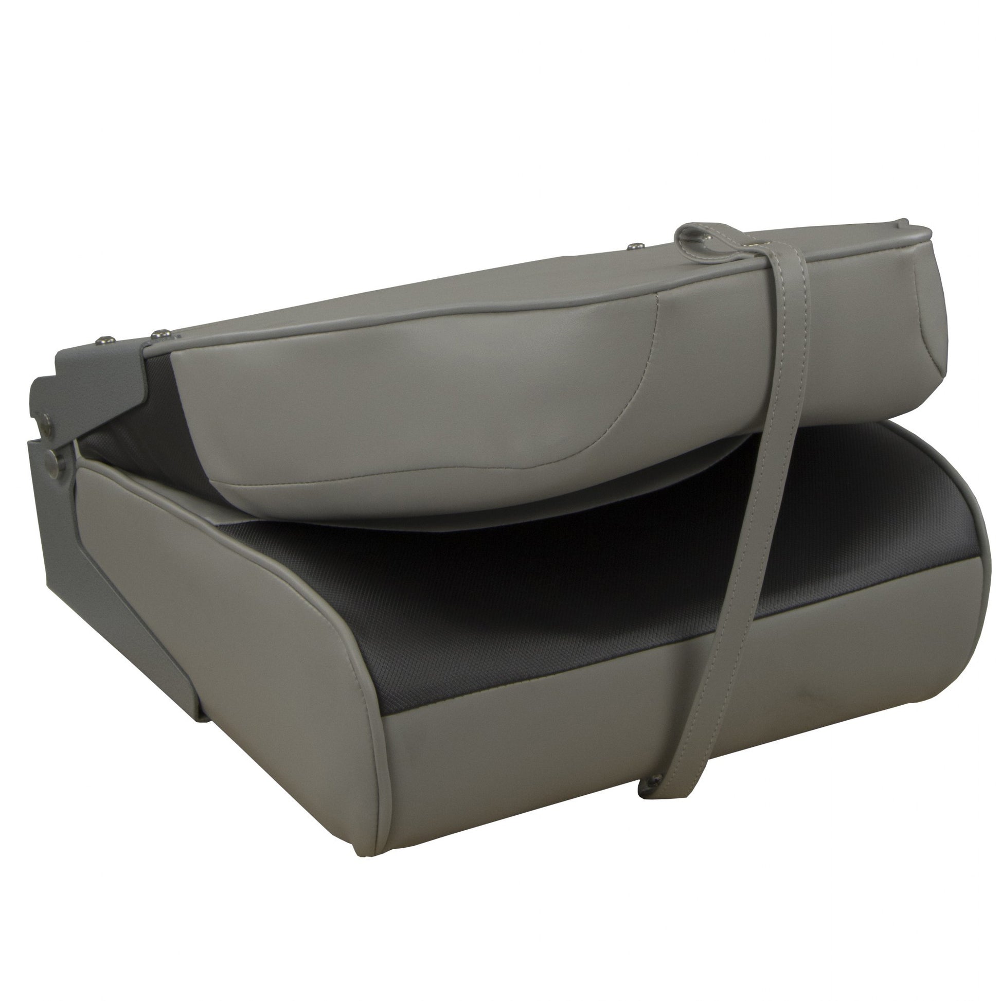 Springfield Marine Premium Wave Folding Seat - Grey with Meteor Stripe