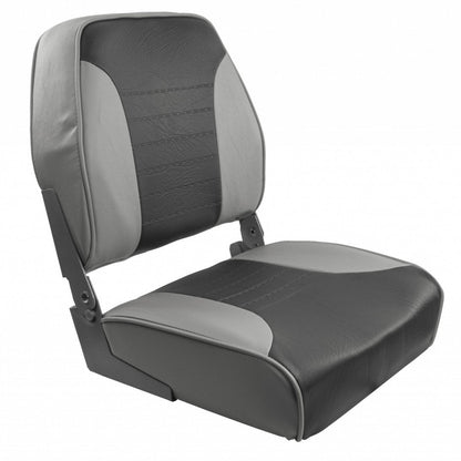 Springfield Marine Economy Multi-Color Folding Seat - Grey and Charcoal