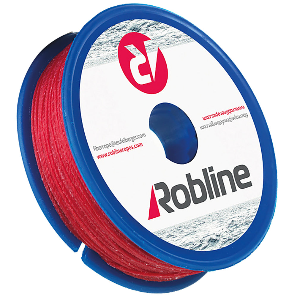 Robline Waxed Whipping Twine - 0.8mm x 40M - Red for Sailboat and Marine Applications