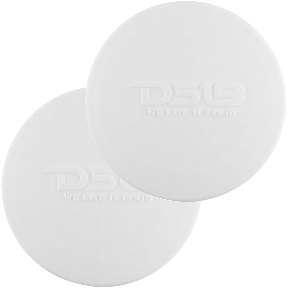 DS18 Silicone Marine Speaker Cover for 8-Inch Speakers - White (Part Number: CS-8W)