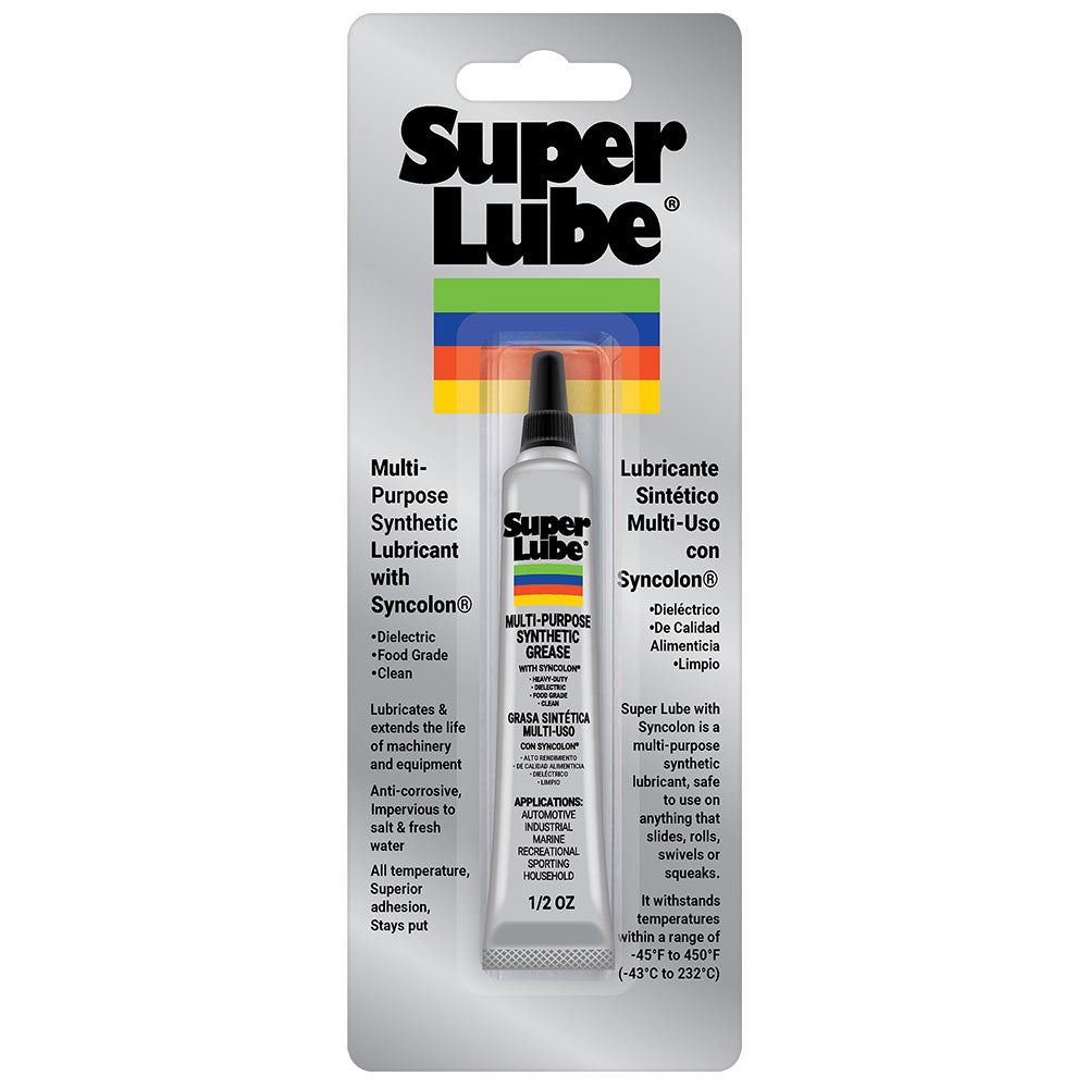 Super Lube Multi-Purpose Synthetic Grease with Syncolon – 0.5 oz Tube