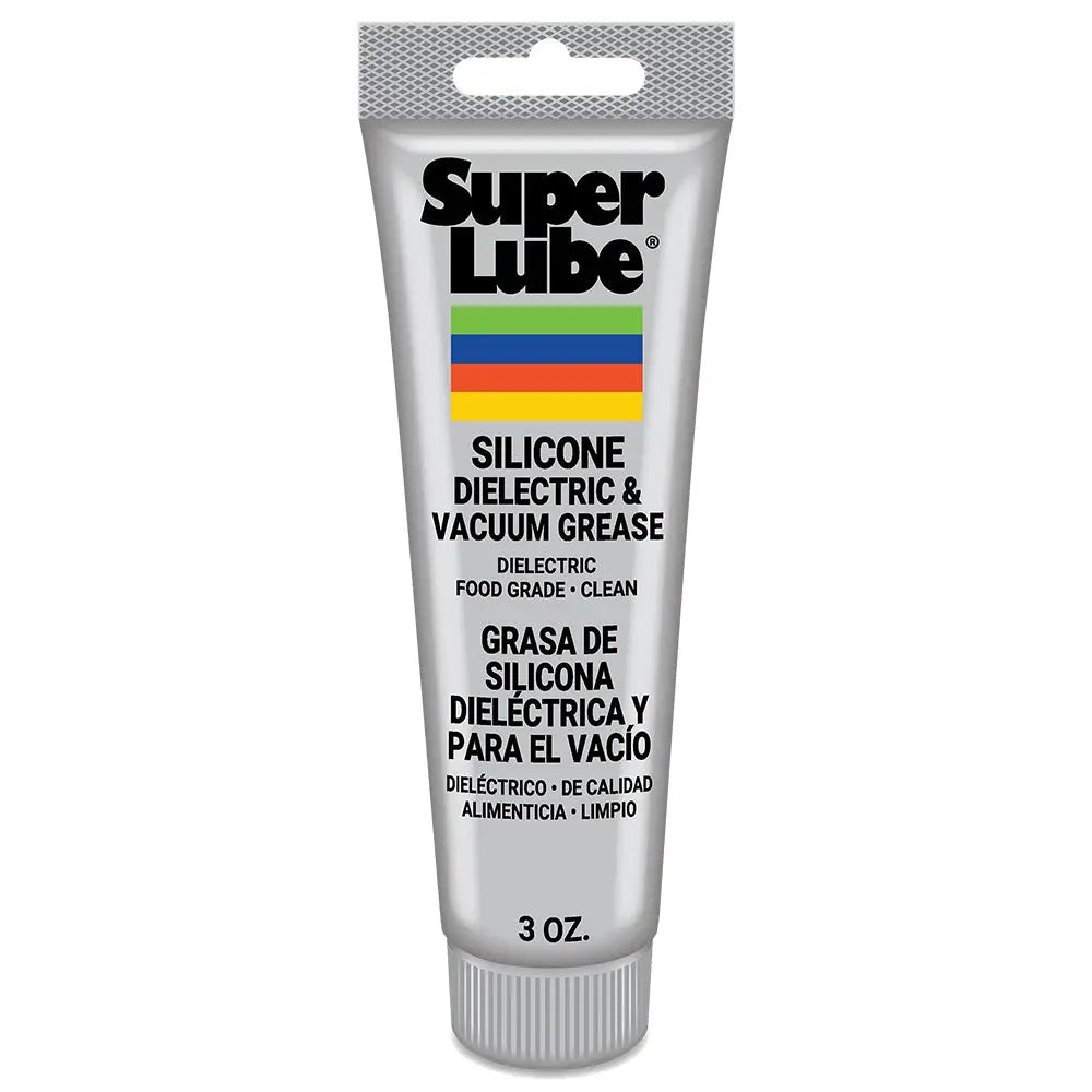 Super Lube Silicone Dielectric & Vacuum Grease 3oz Tube for Electrical Insulation and Protection