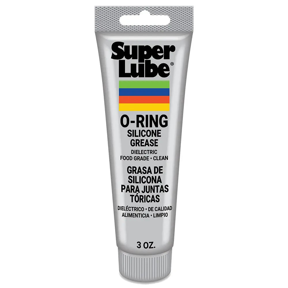 Super Lube O-Ring Silicone Grease 3oz Tube for Sealing and Lubrication