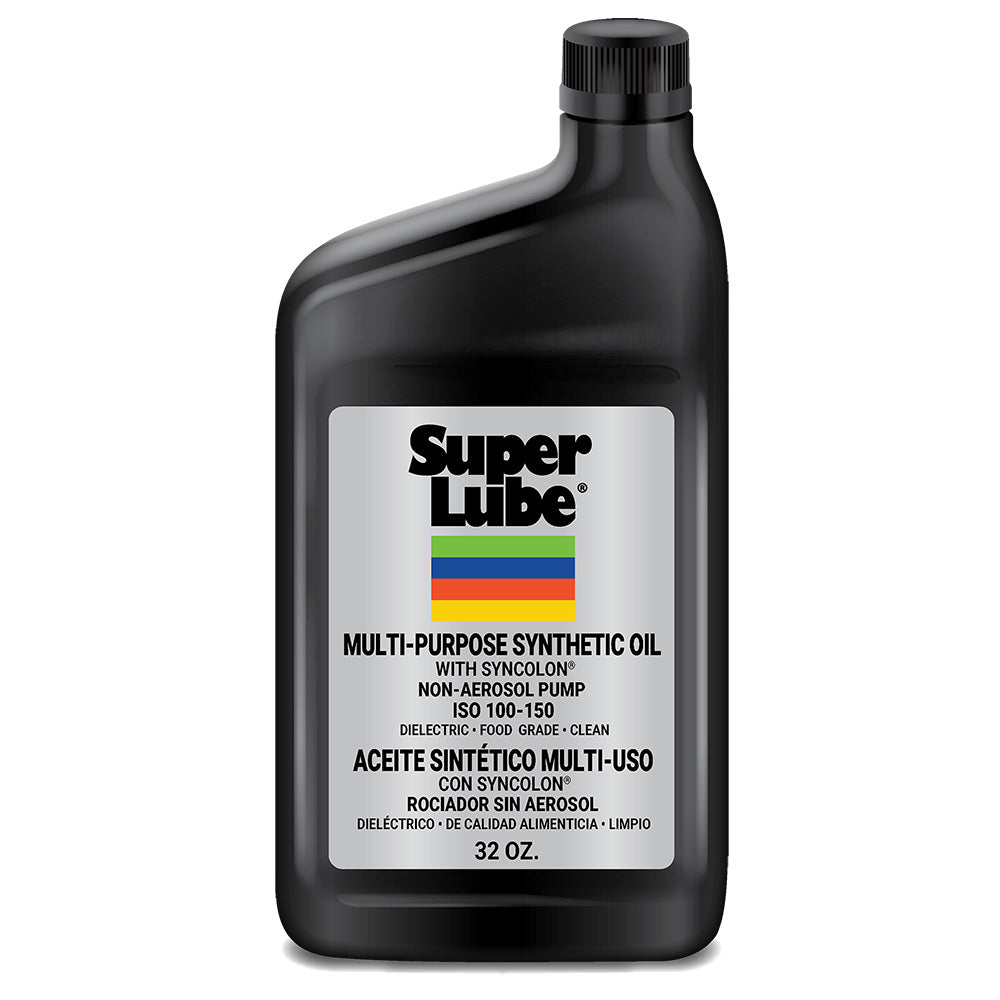 Super Lube Food Grade Synthetic Oil 1 Quart with Trigger Sprayer for Industrial and Food Processing Equipment