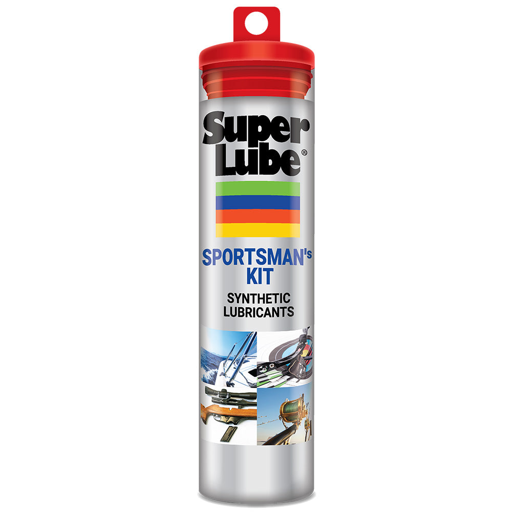 Super Lube Sportsman's Kit with Synthetic Oil, Grease, Cleaning Cloth, and Foam Swabs