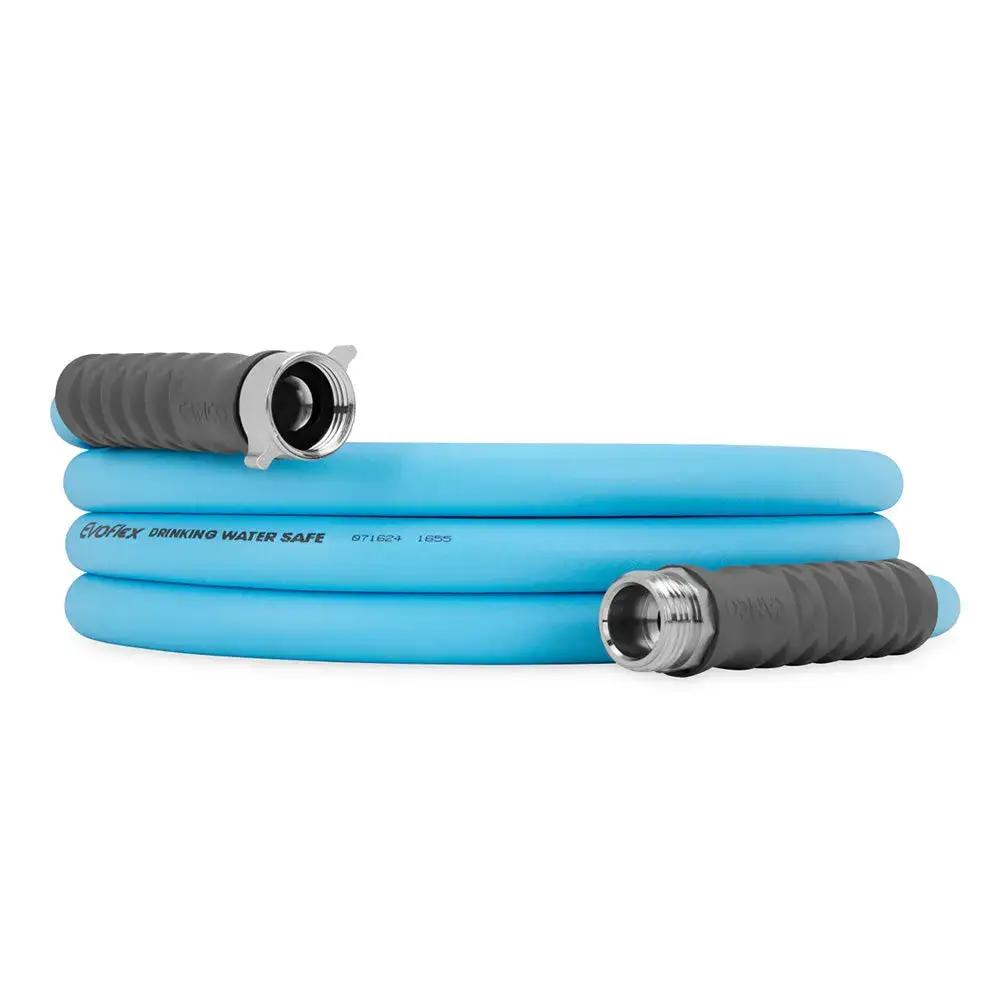 Camco EvoFlex 10 ft Drinking Water Hose - Flexible, Lead-Free, BPA-Free Marine and RV Water Supply Hose by Camco