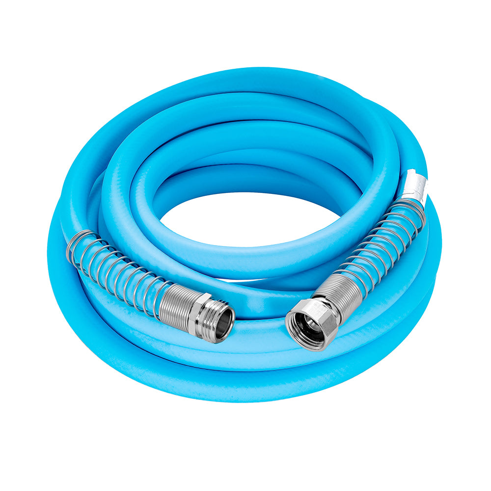 Camco EvoFlex 25 ft Drinking Water Hose – Flexible, BPA-Free RV & Marine Water Hose