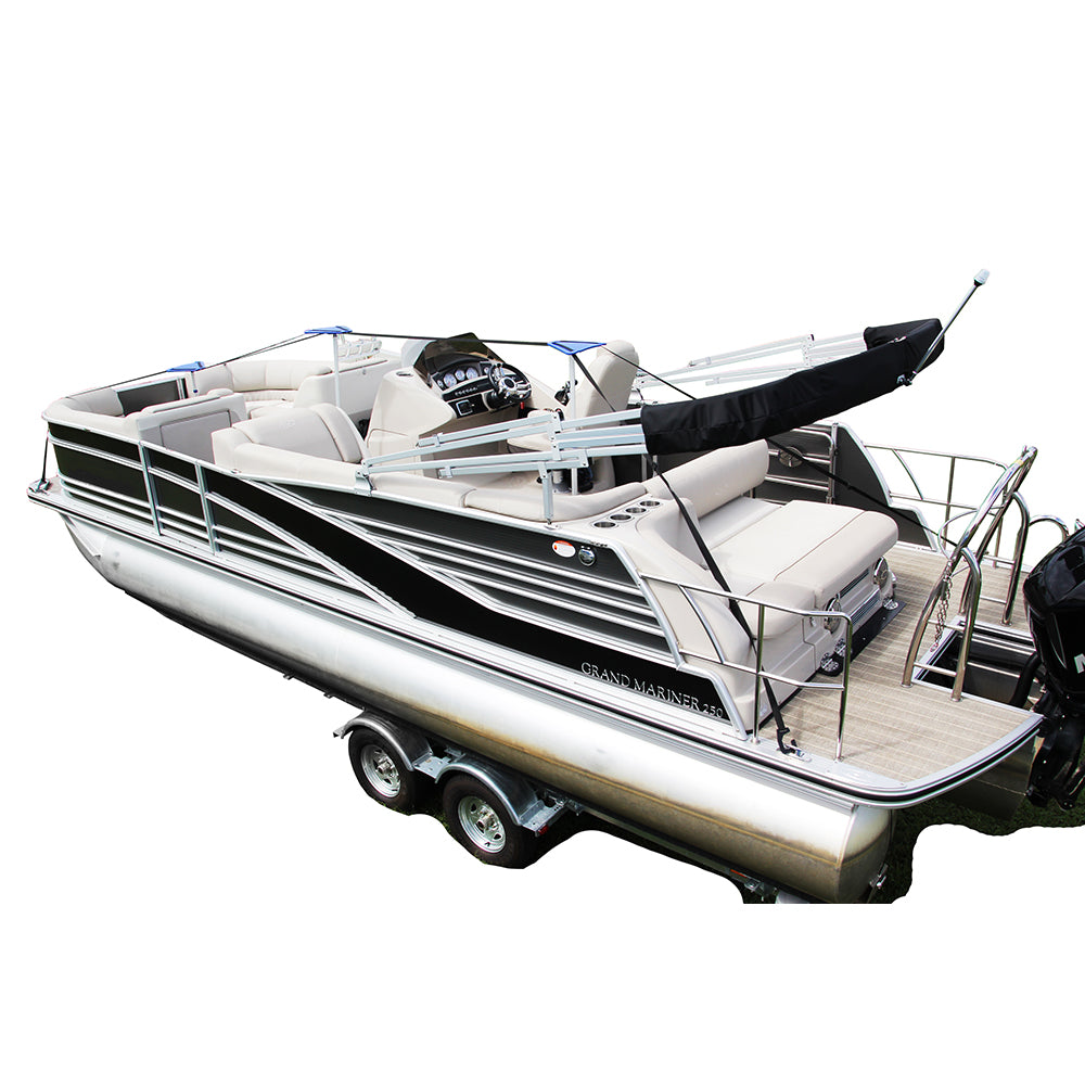 Camco Pontoon Boat Cover Support – Telescoping Boat Cover Support System for Up to 33' Decks